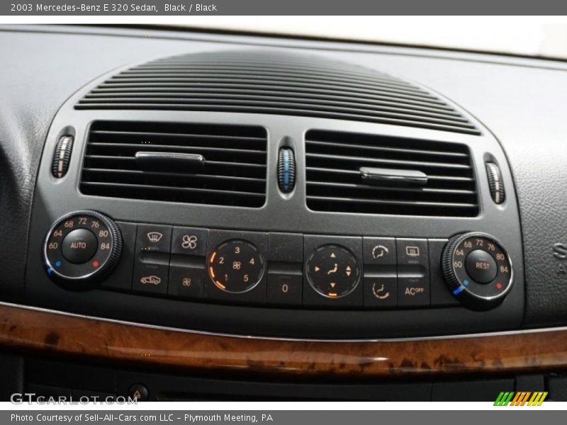 Black / Black 2003 Mercedes-Benz E 320 Sedan