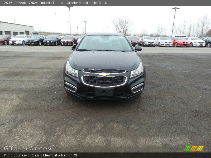 Black Granite Metallic / Jet Black 2016 Chevrolet Cruze Limited LT