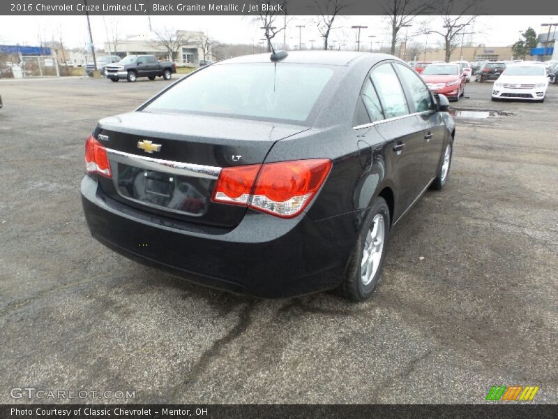 Black Granite Metallic / Jet Black 2016 Chevrolet Cruze Limited LT