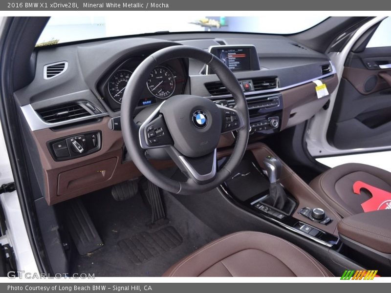 Mineral White Metallic / Mocha 2016 BMW X1 xDrive28i