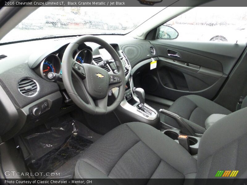 Black Granite Metallic / Jet Black 2016 Chevrolet Cruze Limited LT