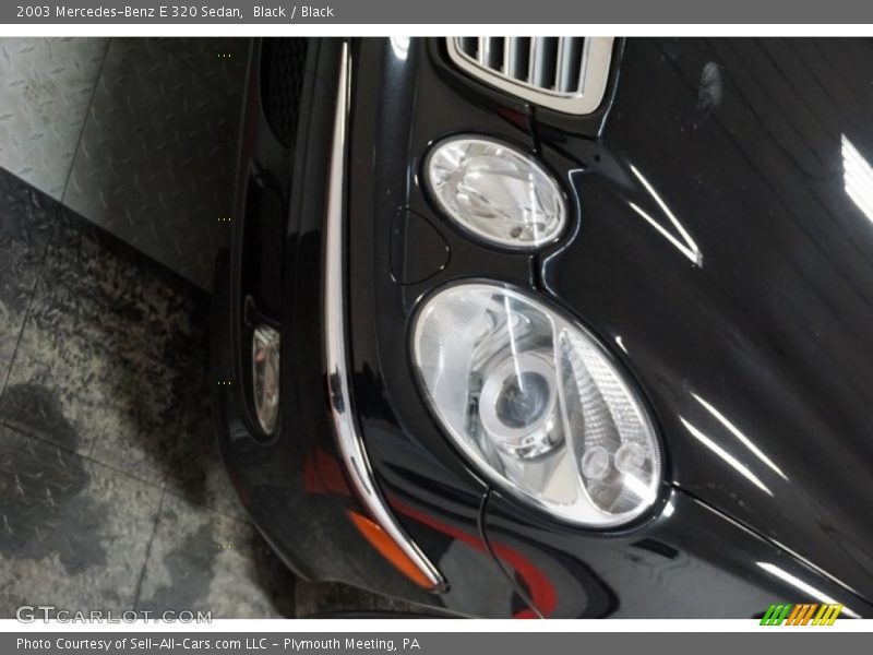 Black / Black 2003 Mercedes-Benz E 320 Sedan
