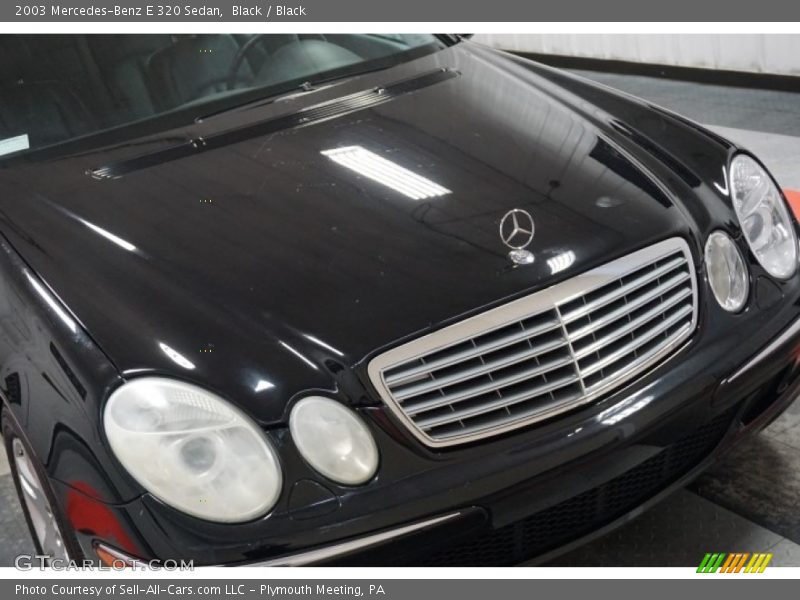 Black / Black 2003 Mercedes-Benz E 320 Sedan