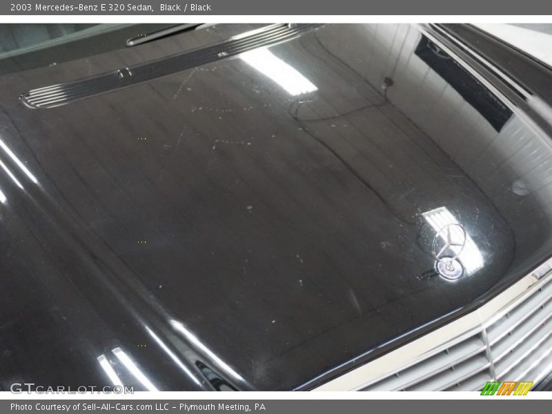 Black / Black 2003 Mercedes-Benz E 320 Sedan