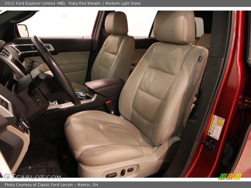 Ruby Red Metallic / Medium Light Stone 2013 Ford Explorer Limited 4WD