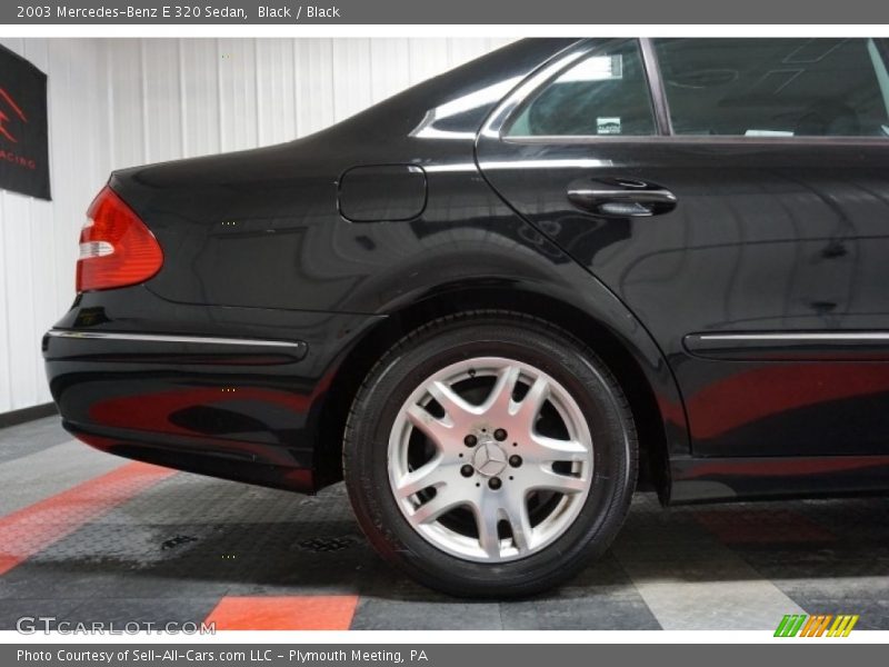 Black / Black 2003 Mercedes-Benz E 320 Sedan