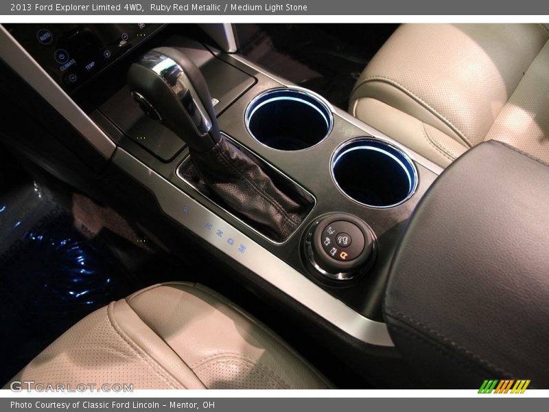 Ruby Red Metallic / Medium Light Stone 2013 Ford Explorer Limited 4WD