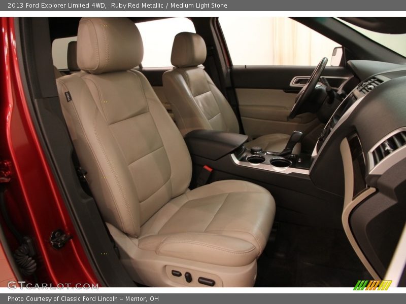 Ruby Red Metallic / Medium Light Stone 2013 Ford Explorer Limited 4WD