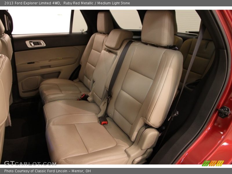 Ruby Red Metallic / Medium Light Stone 2013 Ford Explorer Limited 4WD