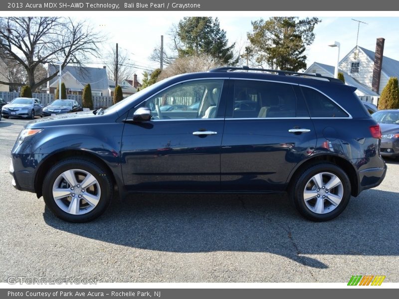 Bali Blue Pearl / Graystone 2013 Acura MDX SH-AWD Technology