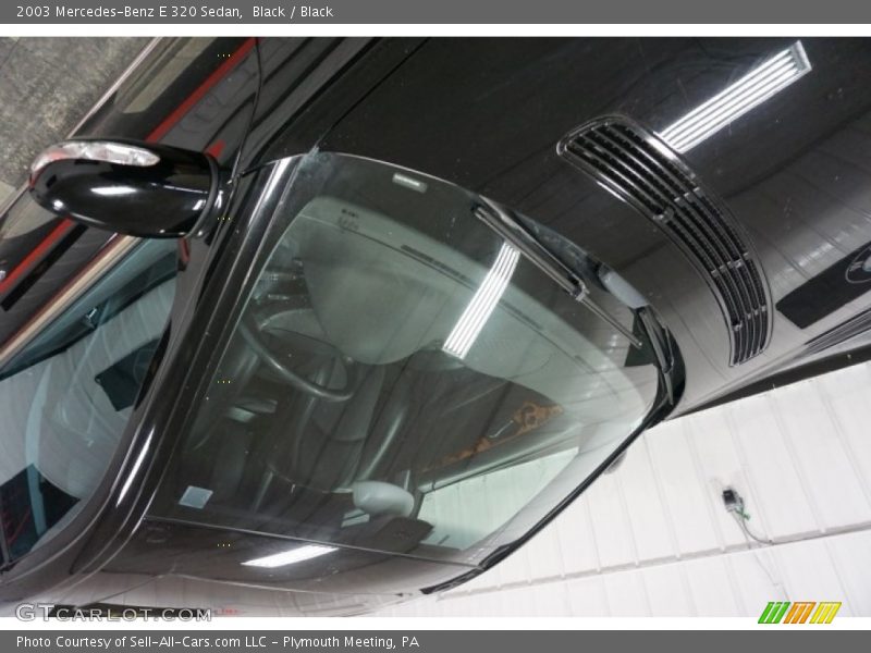 Black / Black 2003 Mercedes-Benz E 320 Sedan