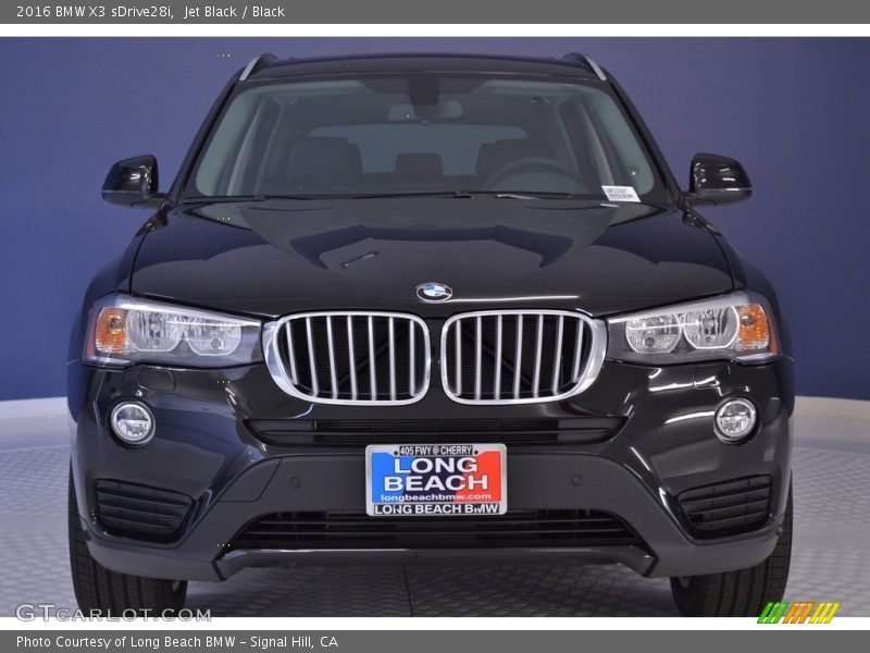 Jet Black / Black 2016 BMW X3 sDrive28i