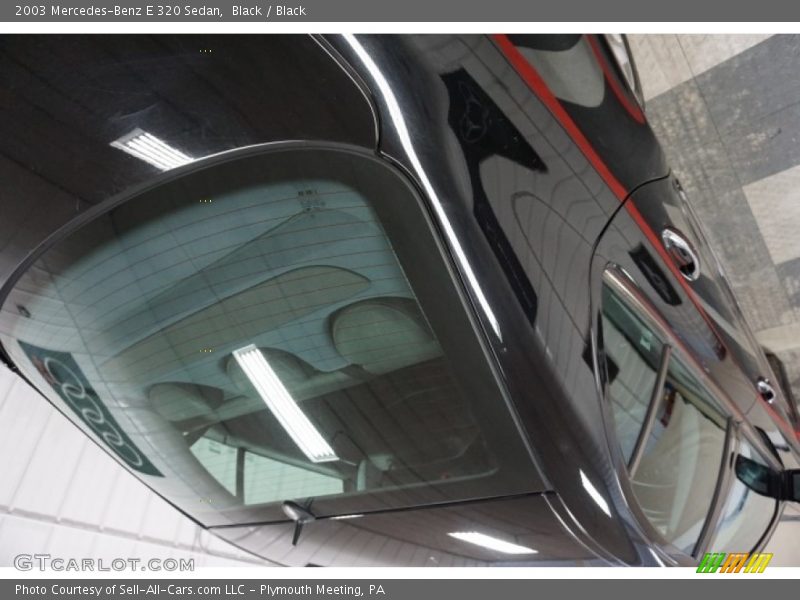 Black / Black 2003 Mercedes-Benz E 320 Sedan