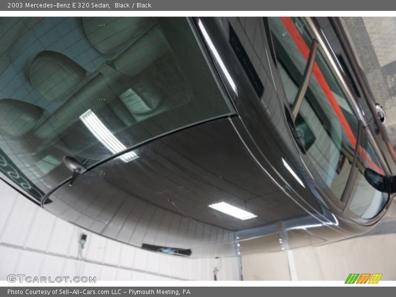 Black / Black 2003 Mercedes-Benz E 320 Sedan