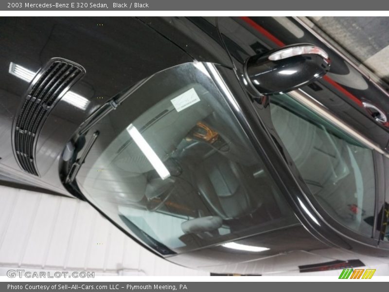 Black / Black 2003 Mercedes-Benz E 320 Sedan