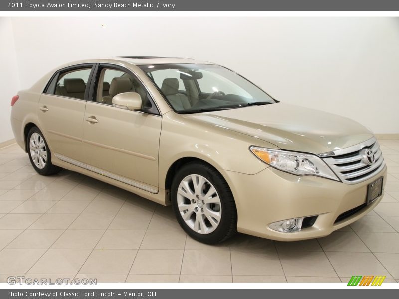 Sandy Beach Metallic / Ivory 2011 Toyota Avalon Limited