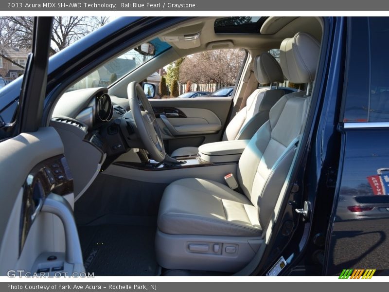 Bali Blue Pearl / Graystone 2013 Acura MDX SH-AWD Technology