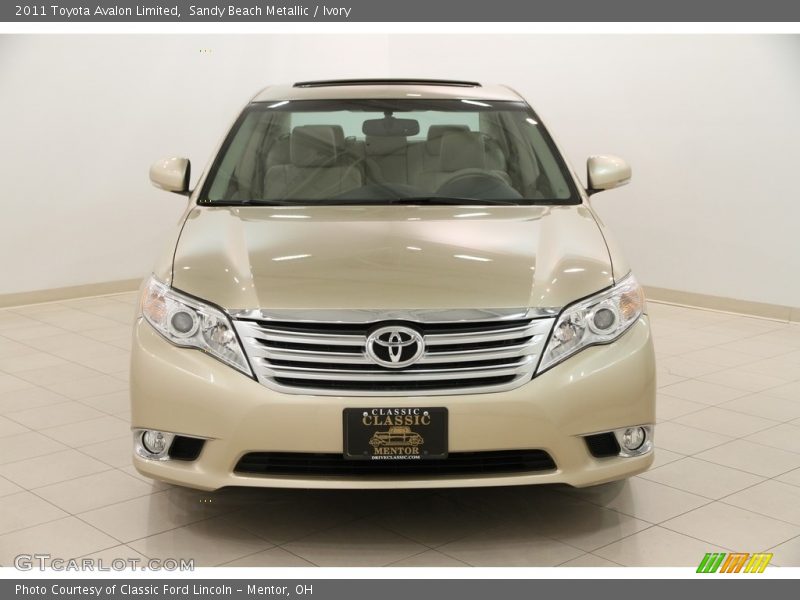 Sandy Beach Metallic / Ivory 2011 Toyota Avalon Limited
