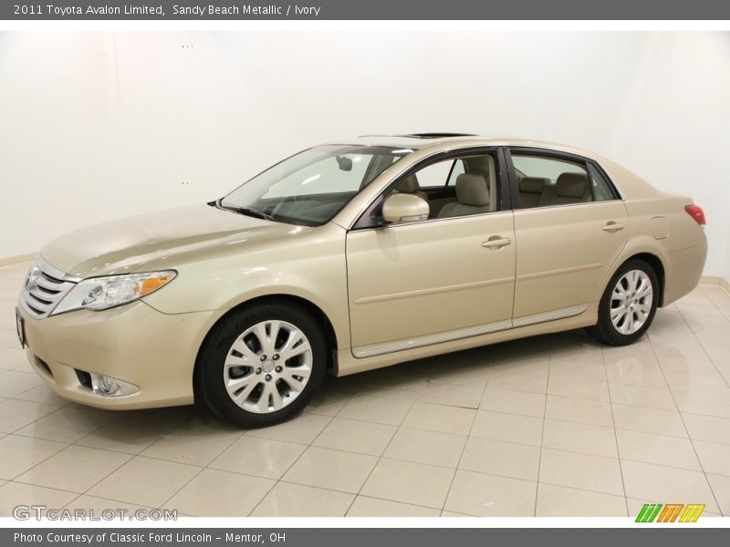 Sandy Beach Metallic / Ivory 2011 Toyota Avalon Limited