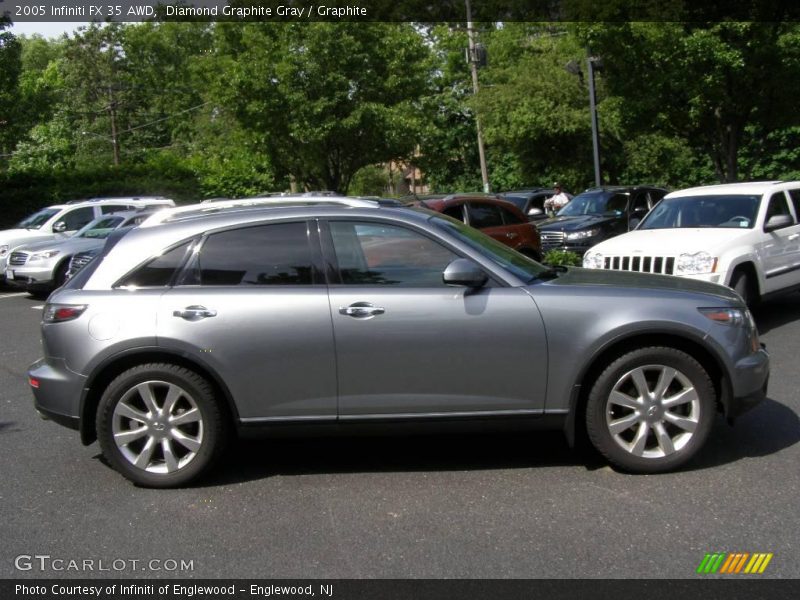 Diamond Graphite Gray / Graphite 2005 Infiniti FX 35 AWD