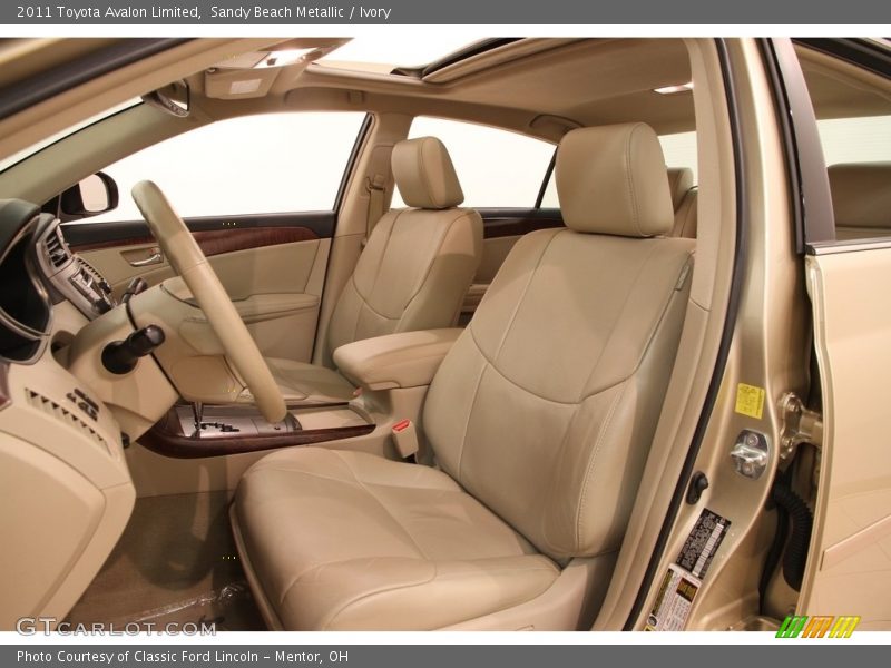Sandy Beach Metallic / Ivory 2011 Toyota Avalon Limited