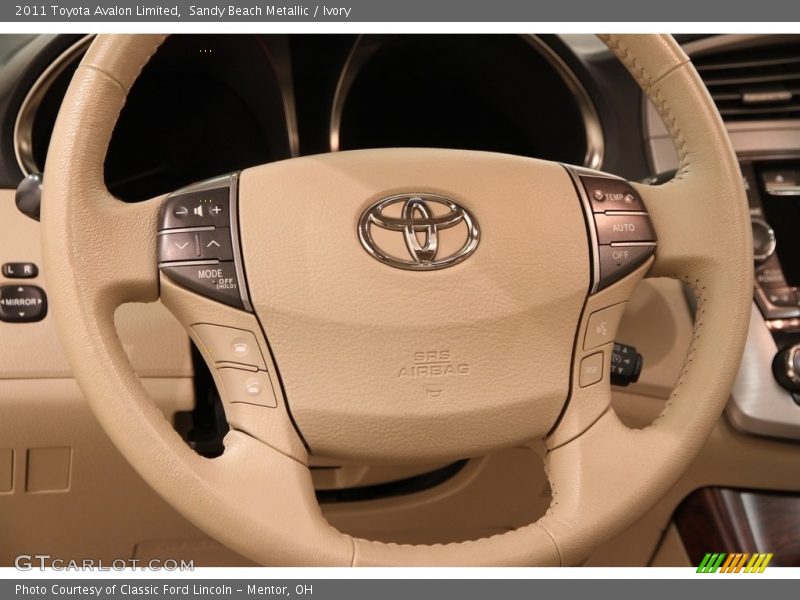 Sandy Beach Metallic / Ivory 2011 Toyota Avalon Limited