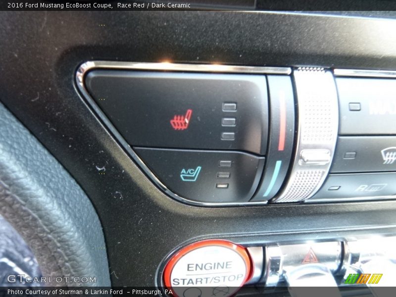 Race Red / Dark Ceramic 2016 Ford Mustang EcoBoost Coupe