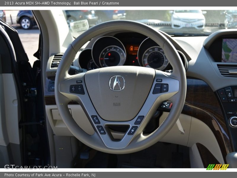 Bali Blue Pearl / Graystone 2013 Acura MDX SH-AWD Technology