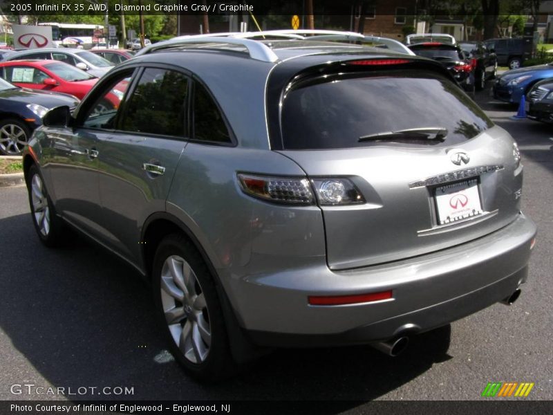 Diamond Graphite Gray / Graphite 2005 Infiniti FX 35 AWD