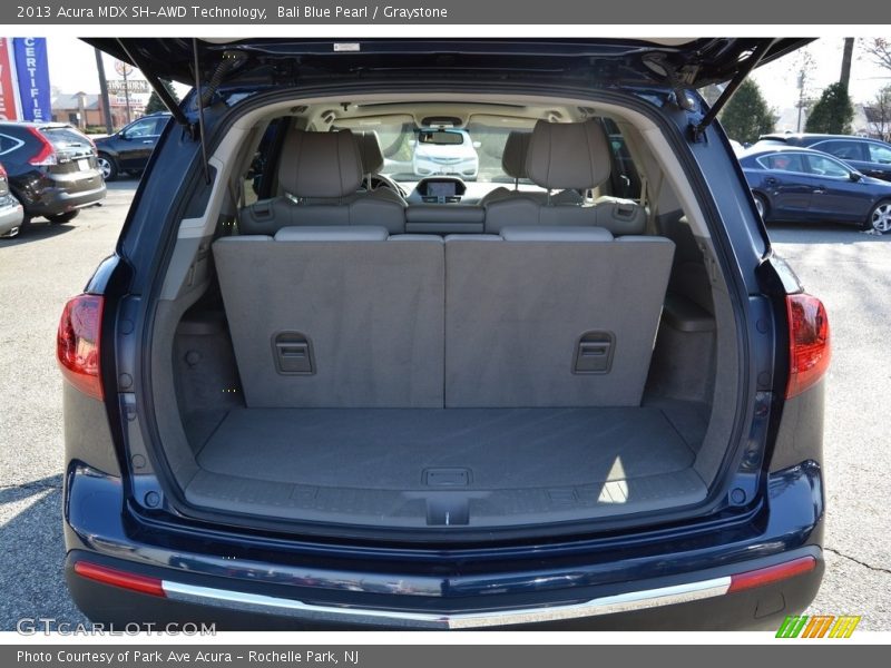 Bali Blue Pearl / Graystone 2013 Acura MDX SH-AWD Technology