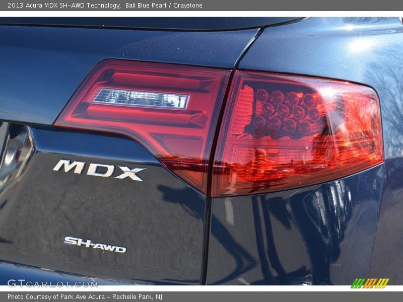 Bali Blue Pearl / Graystone 2013 Acura MDX SH-AWD Technology