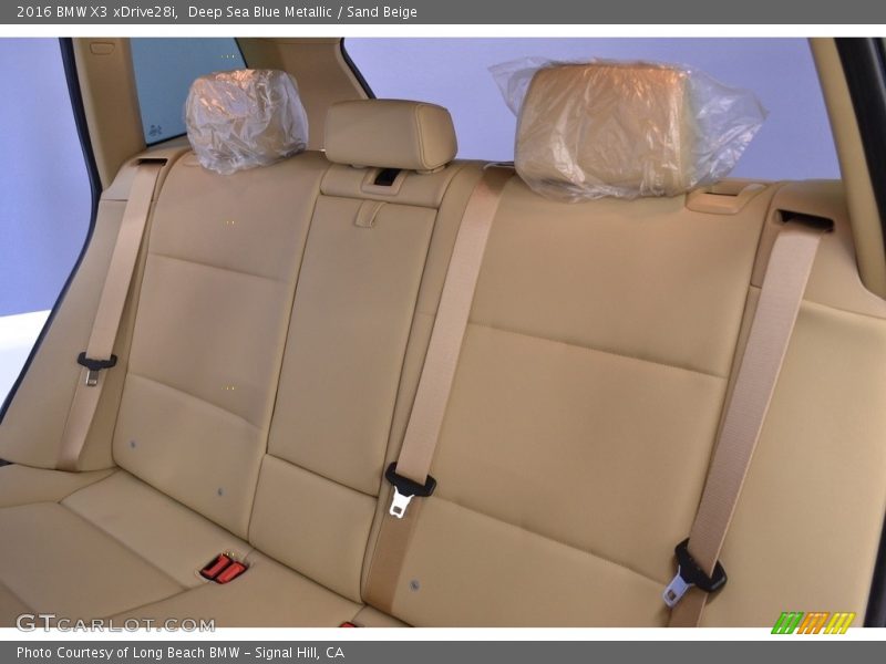 Deep Sea Blue Metallic / Sand Beige 2016 BMW X3 xDrive28i