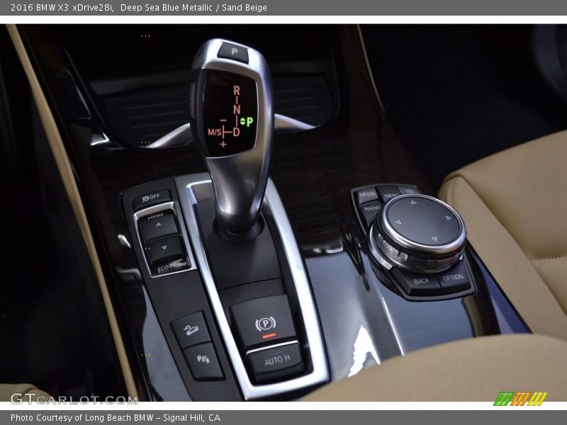Deep Sea Blue Metallic / Sand Beige 2016 BMW X3 xDrive28i