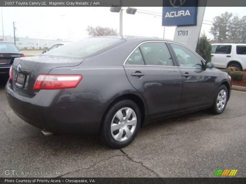 Magnetic Gray Metallic / Ash 2007 Toyota Camry LE