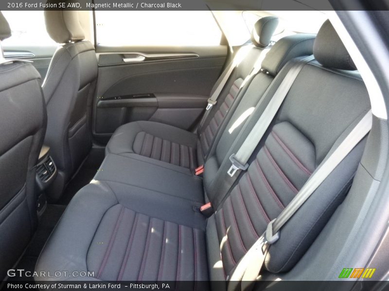 Magnetic Metallic / Charcoal Black 2016 Ford Fusion SE AWD