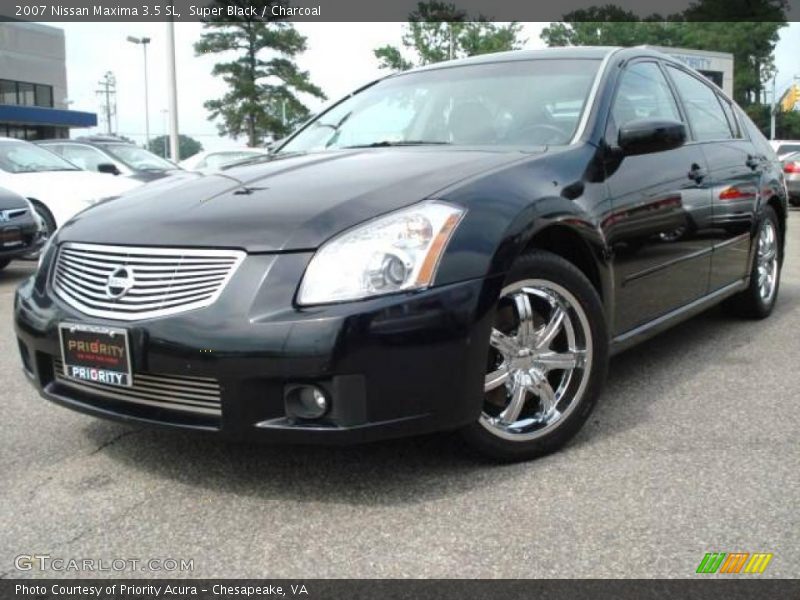 Super Black / Charcoal 2007 Nissan Maxima 3.5 SL