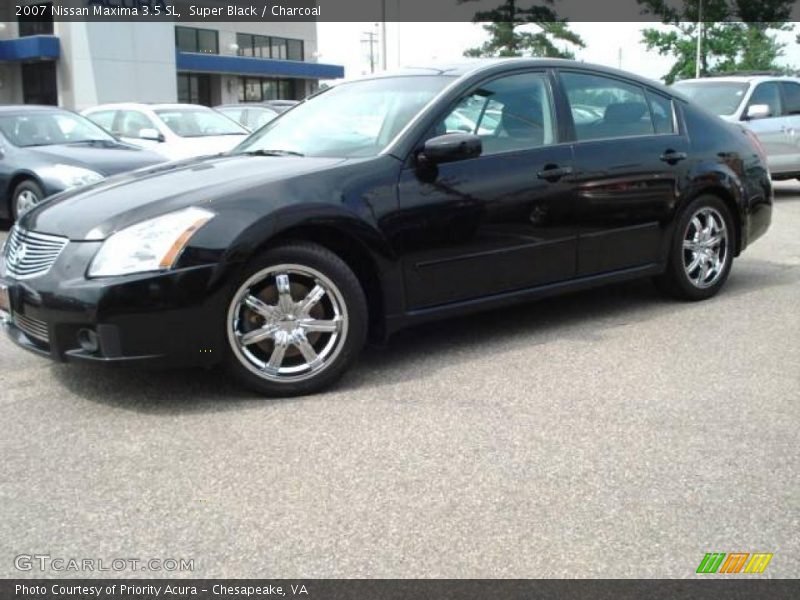 Super Black / Charcoal 2007 Nissan Maxima 3.5 SL