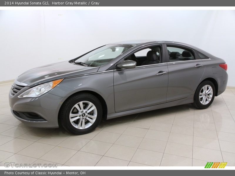 Harbor Gray Metallic / Gray 2014 Hyundai Sonata GLS