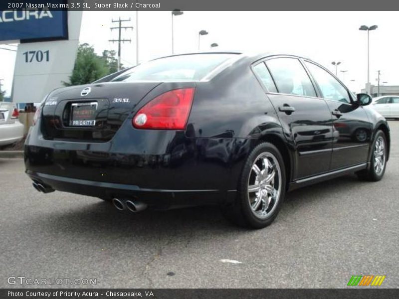 Super Black / Charcoal 2007 Nissan Maxima 3.5 SL