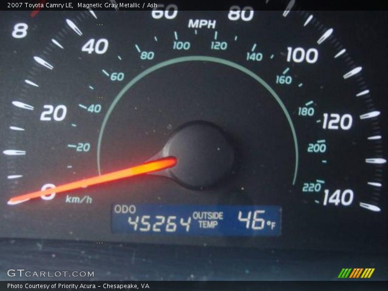 Magnetic Gray Metallic / Ash 2007 Toyota Camry LE