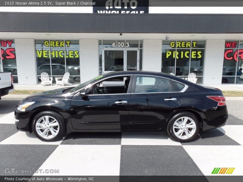 Super Black / Charcoal 2015 Nissan Altima 2.5 SV