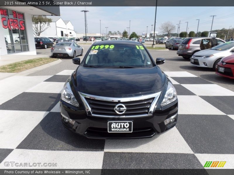 Super Black / Charcoal 2015 Nissan Altima 2.5 SV