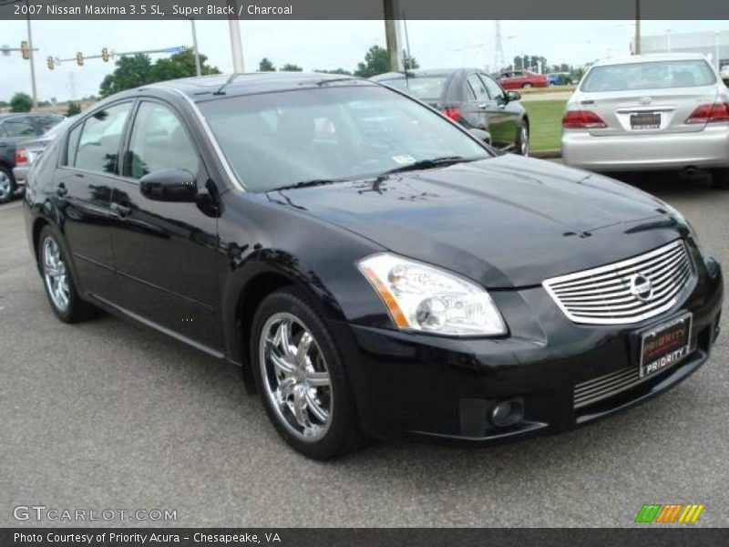 Super Black / Charcoal 2007 Nissan Maxima 3.5 SL