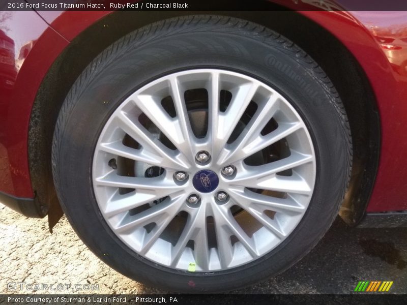 Ruby Red / Charcoal Black 2016 Ford Focus Titanium Hatch