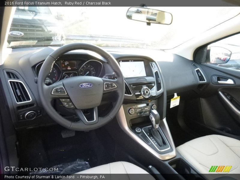 Ruby Red / Charcoal Black 2016 Ford Focus Titanium Hatch