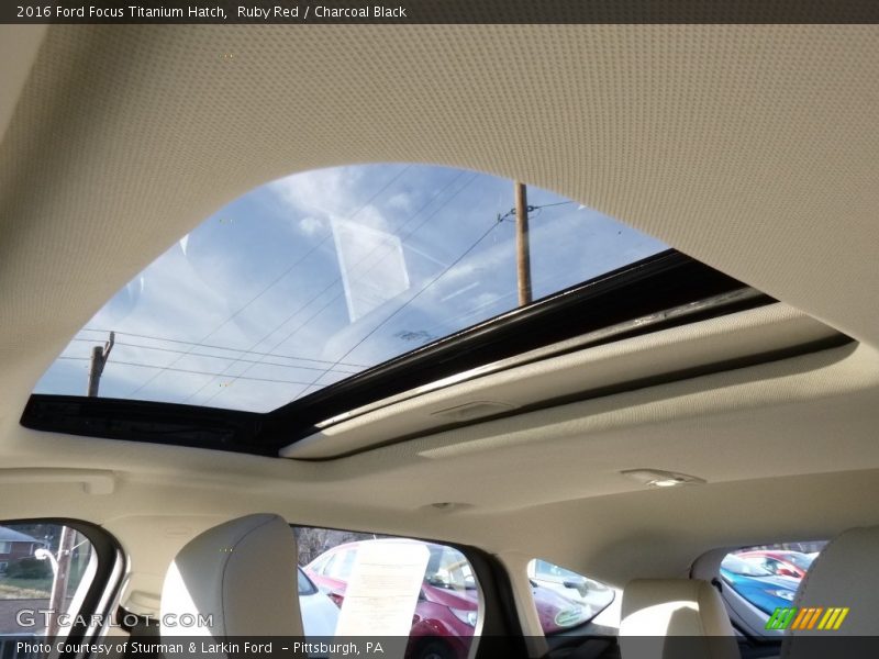 Ruby Red / Charcoal Black 2016 Ford Focus Titanium Hatch