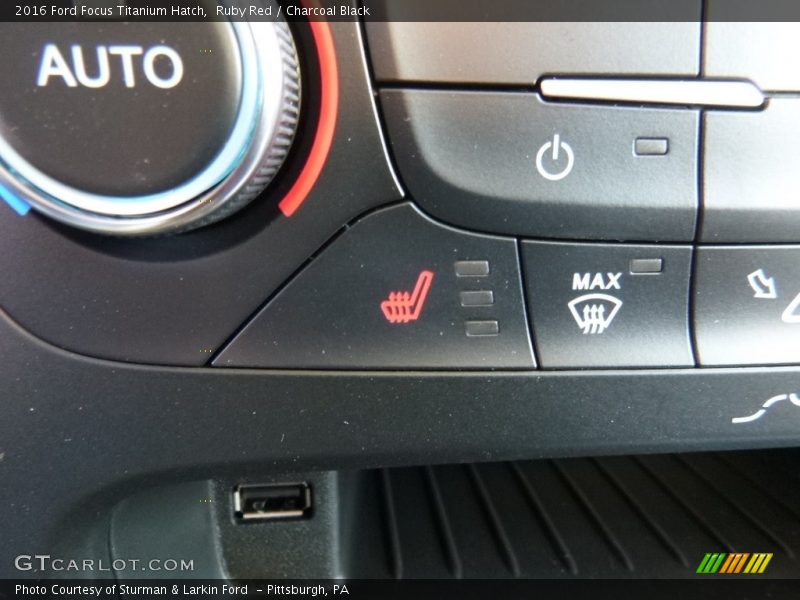 Ruby Red / Charcoal Black 2016 Ford Focus Titanium Hatch