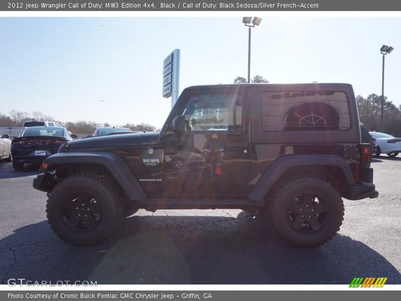 Black / Call of Duty: Black Sedosa/Silver French-Accent 2012 Jeep Wrangler Call of Duty: MW3 Edition 4x4