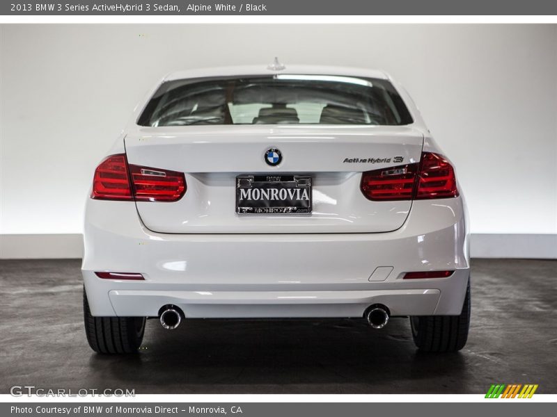 Alpine White / Black 2013 BMW 3 Series ActiveHybrid 3 Sedan