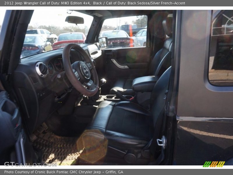 Black / Call of Duty: Black Sedosa/Silver French-Accent 2012 Jeep Wrangler Call of Duty: MW3 Edition 4x4